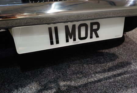 Number Plate 11 MOR 