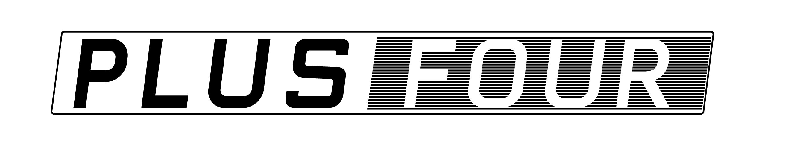 PlusFour_2024_Logo - Black